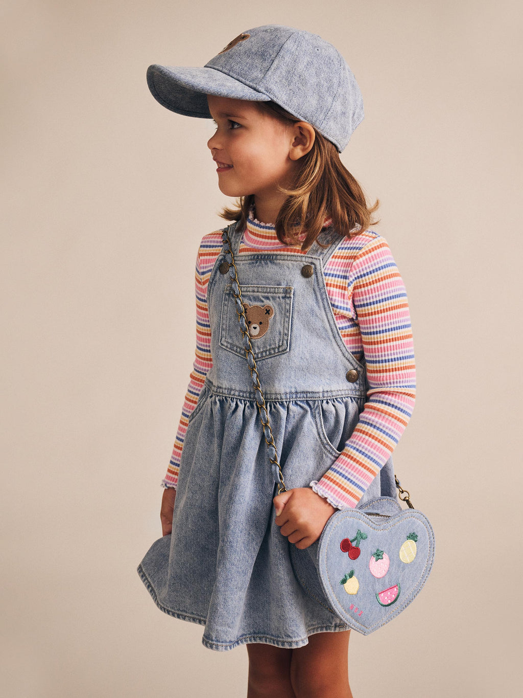 Dreamy Denim Pinafore Dress