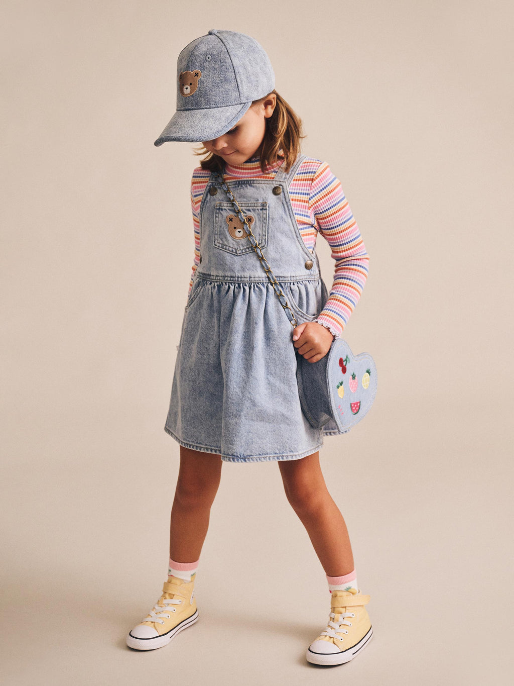 Dreamy Denim Pinafore Dress