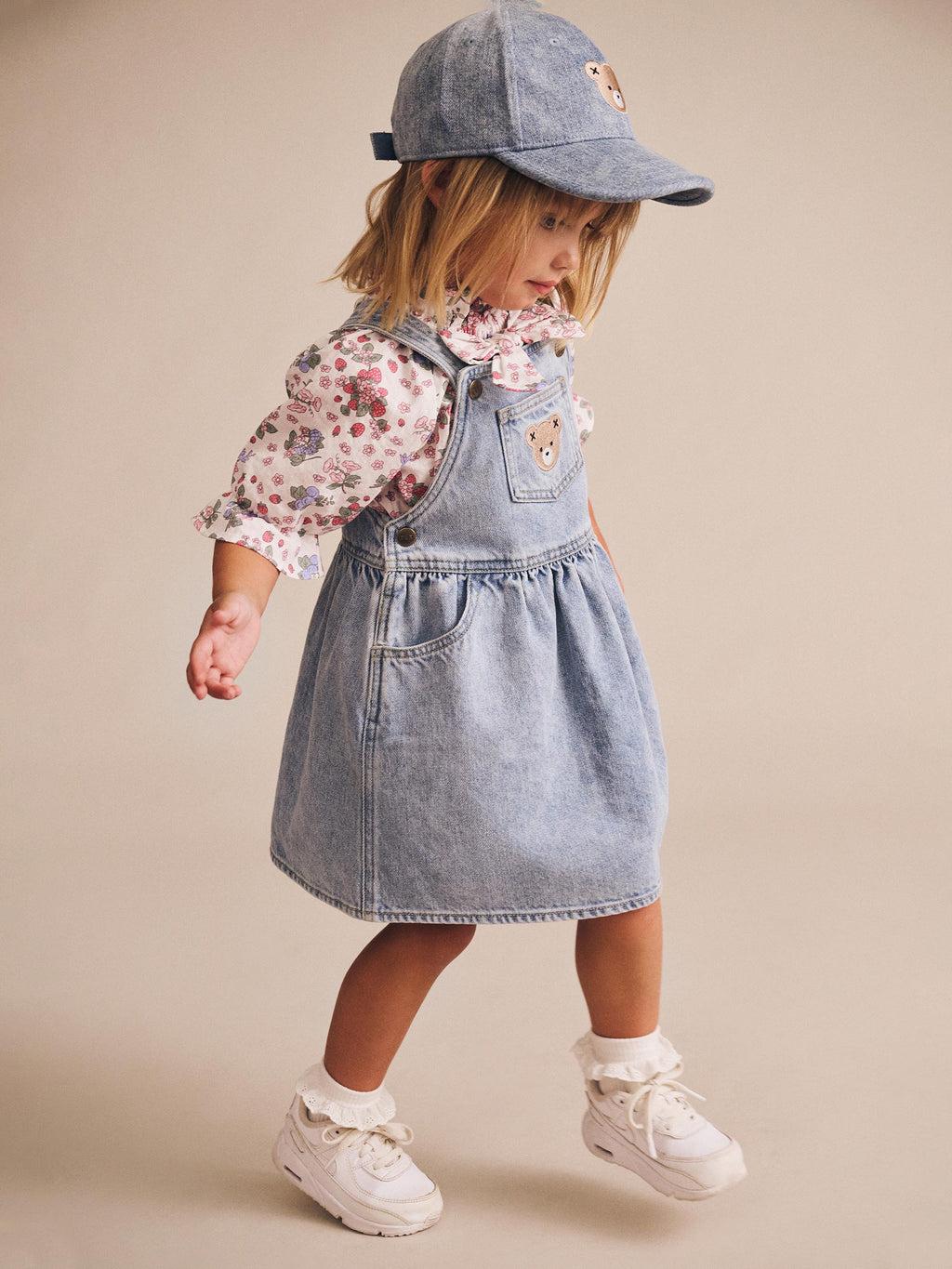 Dreamy Denim Pinafore Dress
