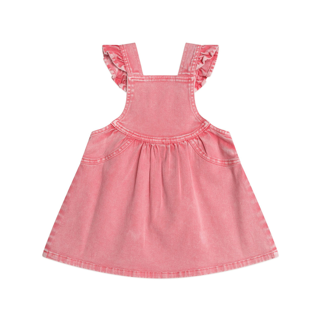 Huxbaby Cherry Heart Vintage Pinafore Dress