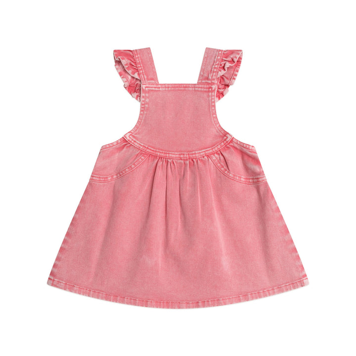 Huxbaby Cherry Heart Vintage Pinafore Dress