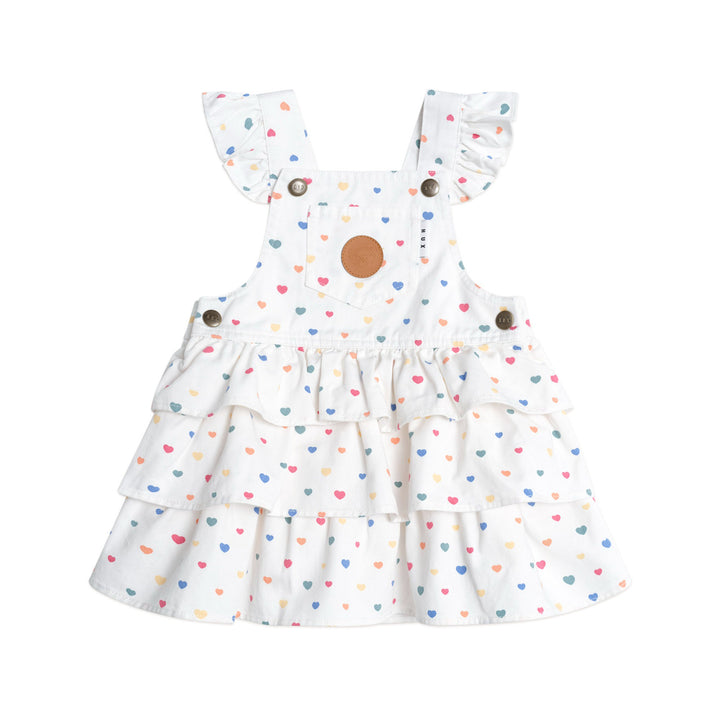 Huxbaby I Heart Cake Pinafore Dress