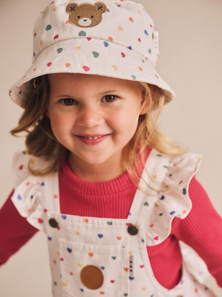 Huxbaby I Heart Cake Pinafore Dress