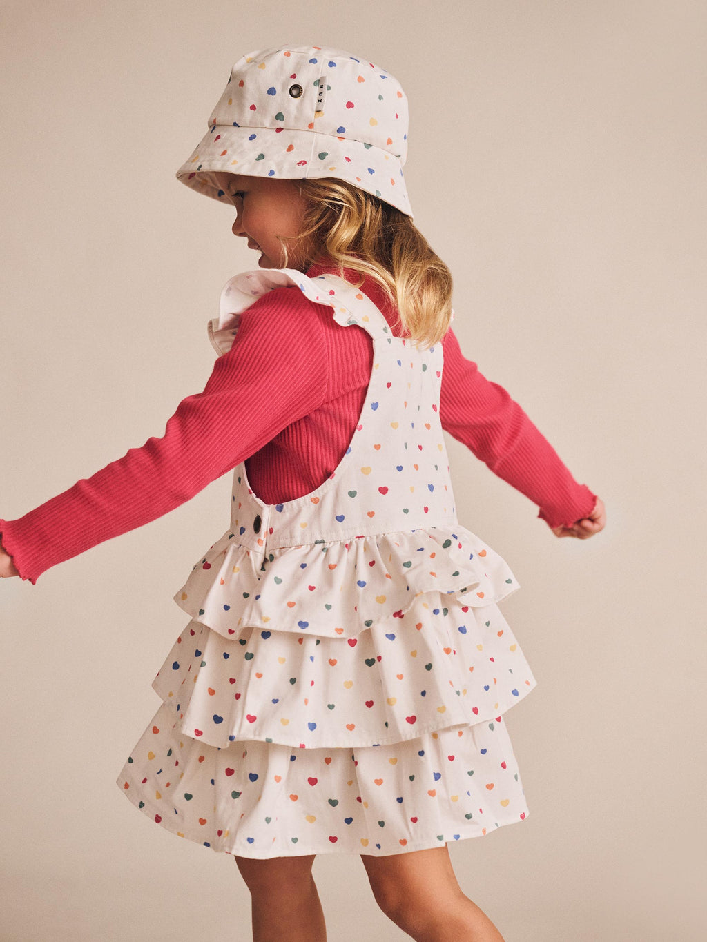 I Heart Cake Pinafore Dress
