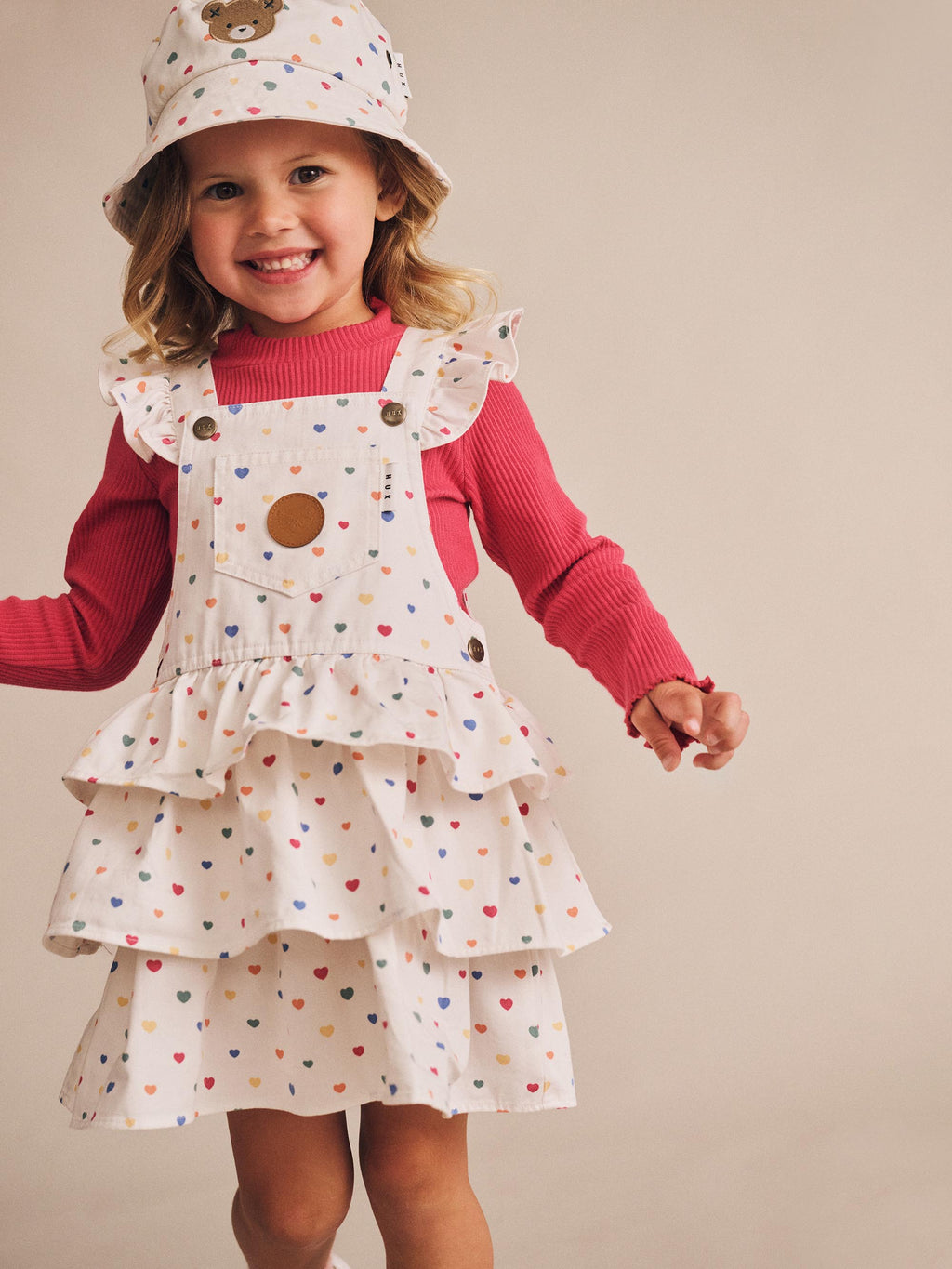 I Heart Cake Pinafore Dress