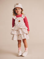 Huxbaby I Heart Cake Pinafore Dress
