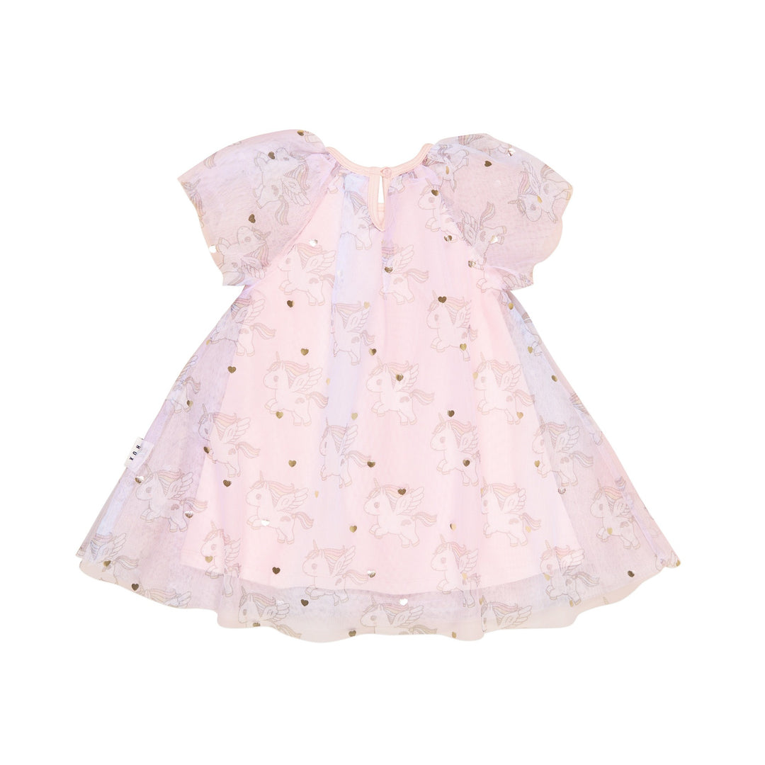 Huxbaby Magical Unicorn Flutter Dress