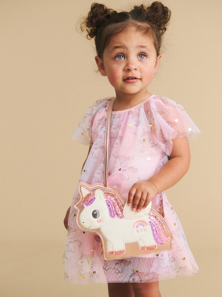 Huxbaby Magical Unicorn Flutter Dress