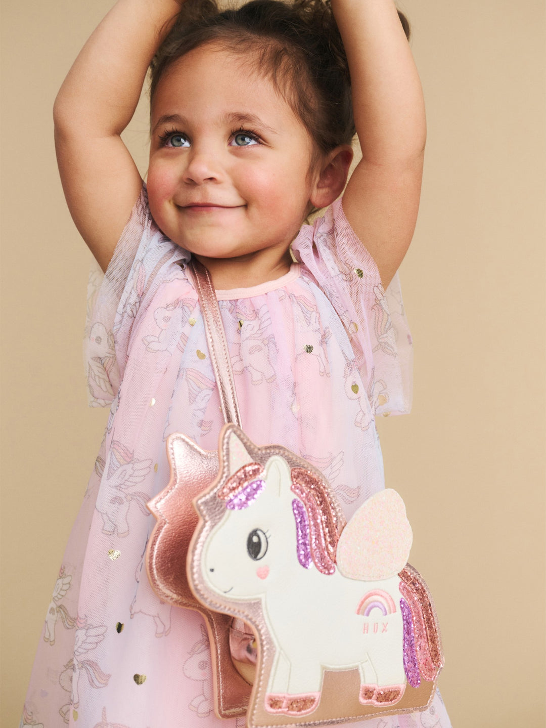 Huxbaby Magical Unicorn Flutter Dress