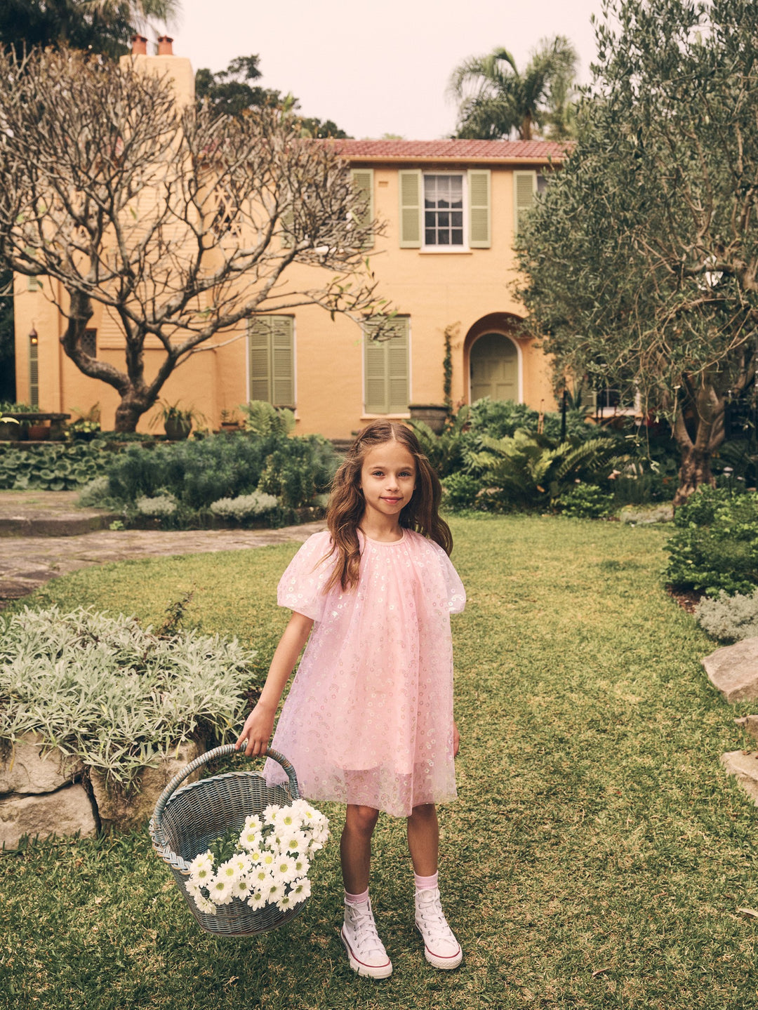 Huxbaby Rainbow Tulle Party Dress