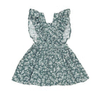 Peek A Boo Bunny Pinafore - Spruce