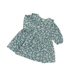 Peek A Boo Bunny Collar Dress - Spruce