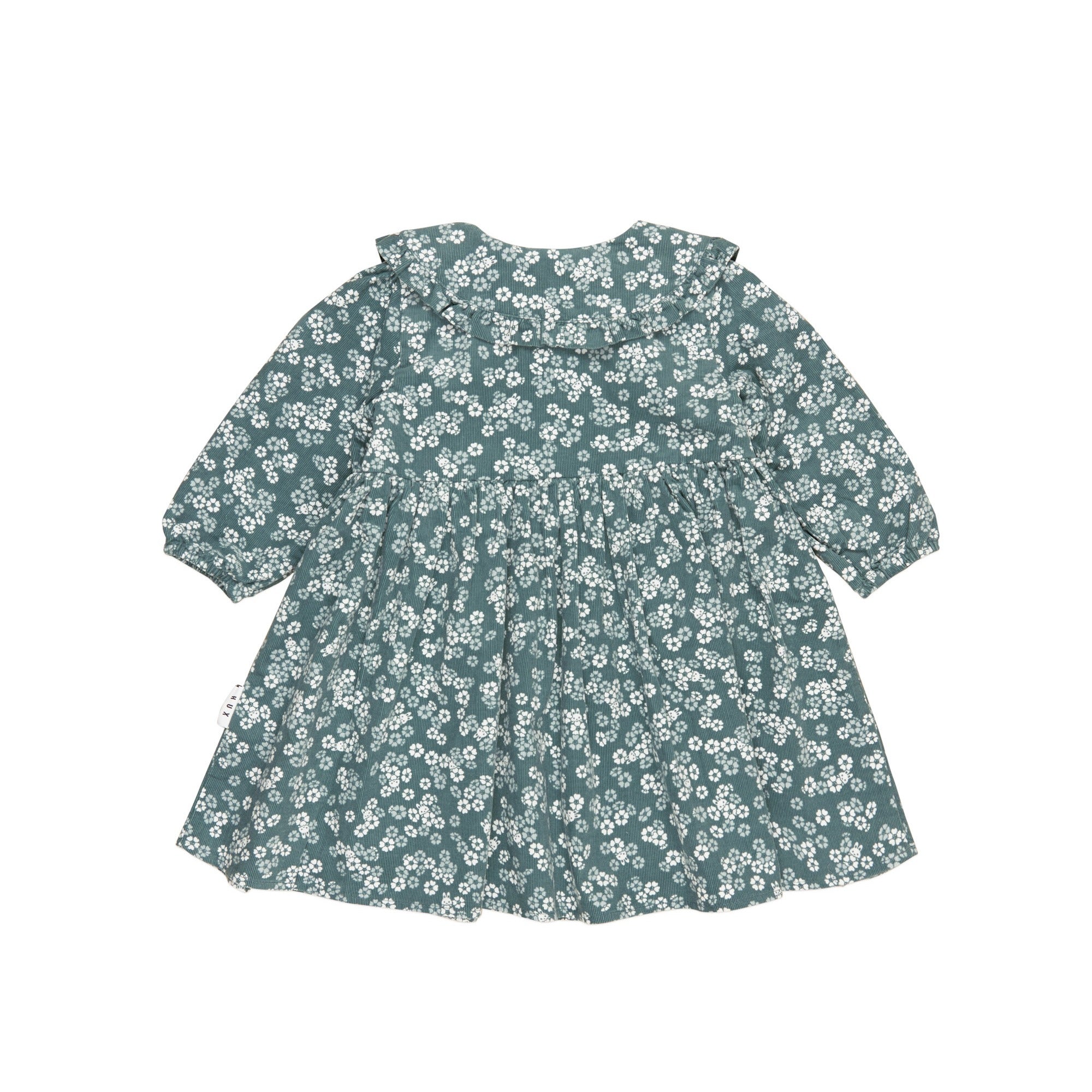 Peek A Boo Bunny Collar Dress - Spruce