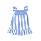Huxbaby Seaside Cherry Stripe Dress
