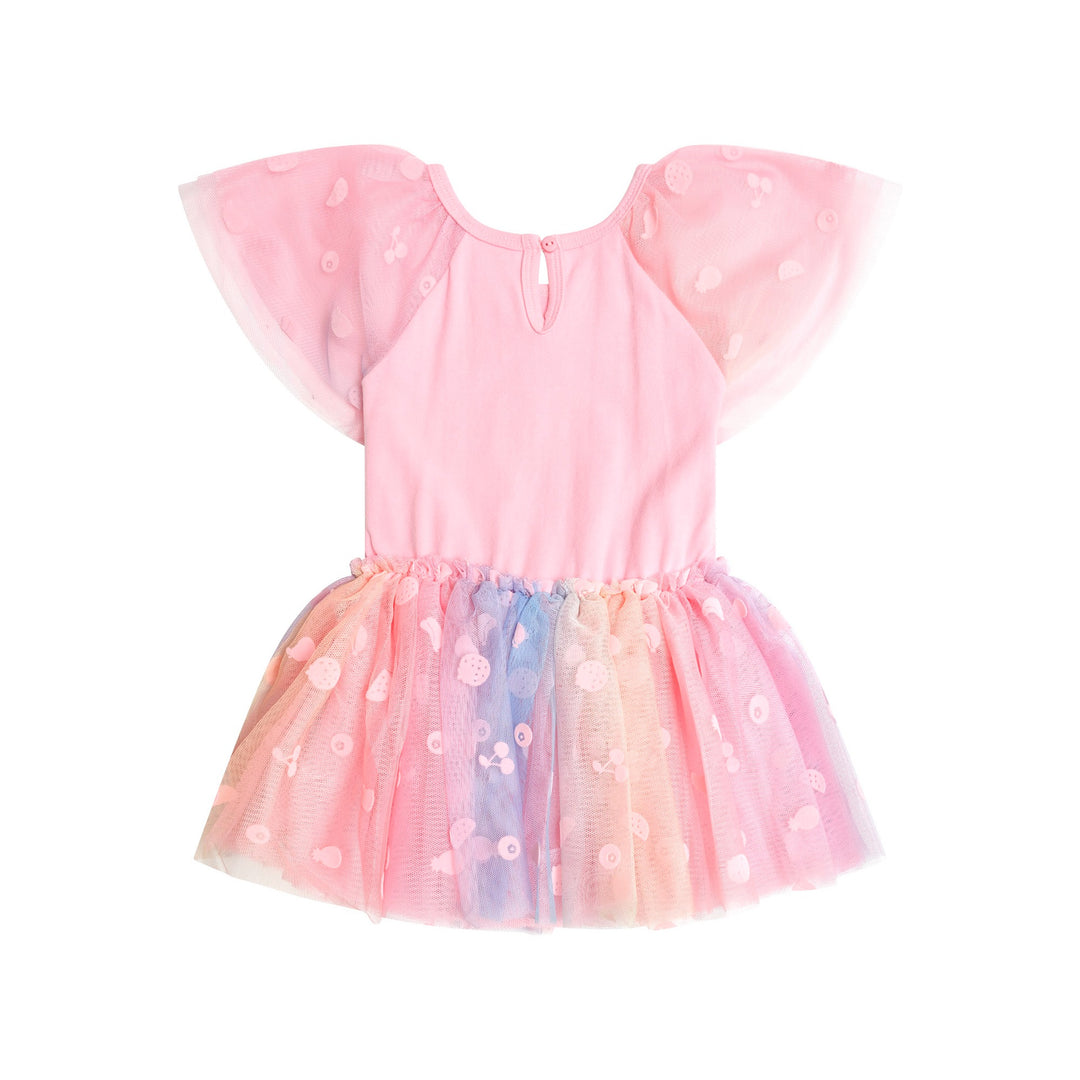Huxbaby Rainbow Unicorn Tulle Dress