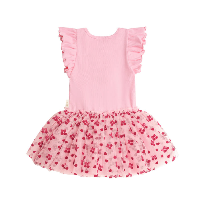 Huxbaby Cherry Pie Rib Tulle Dress