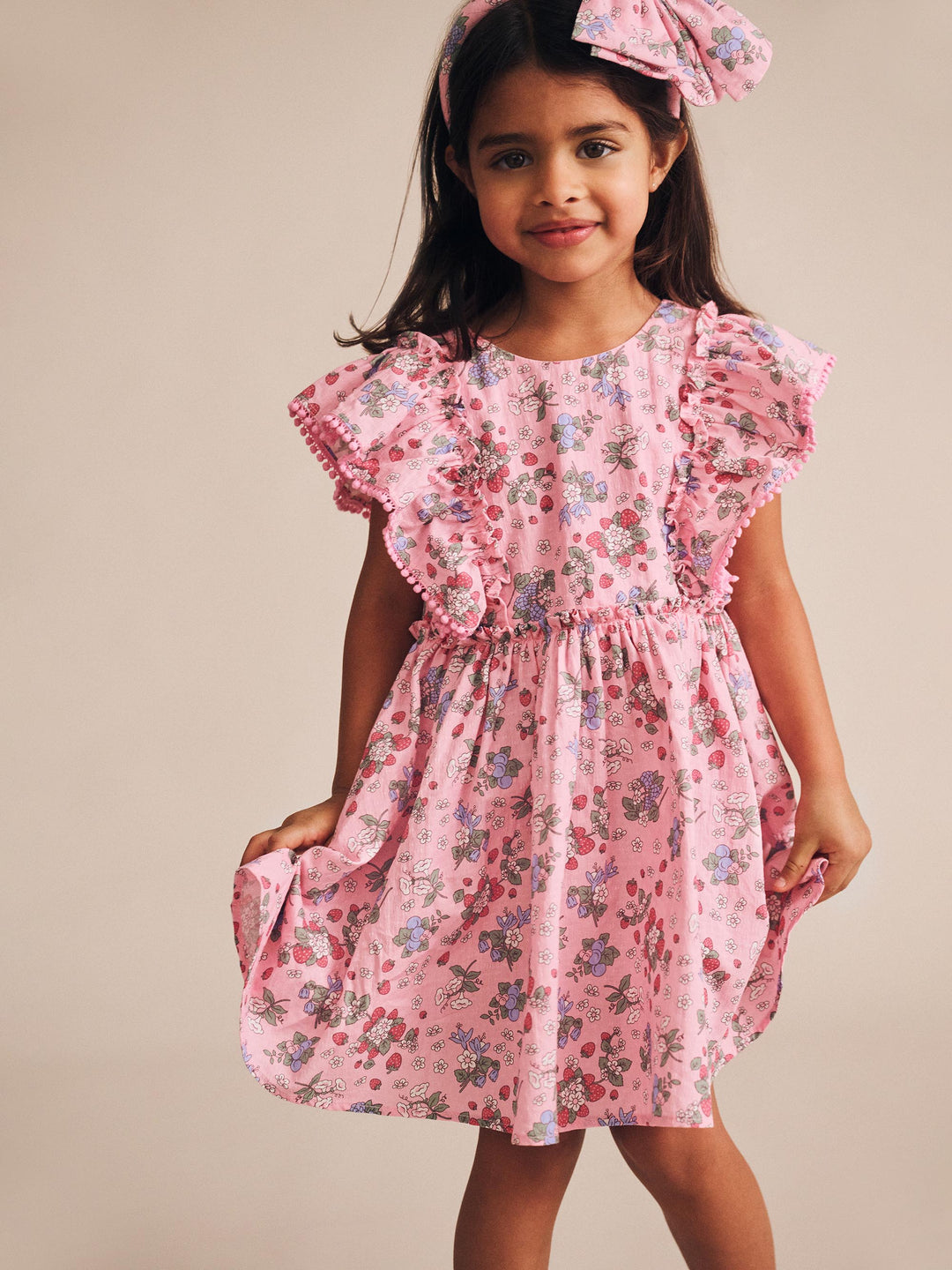 Huxbaby Strawberry Garden Sunday Best Dress