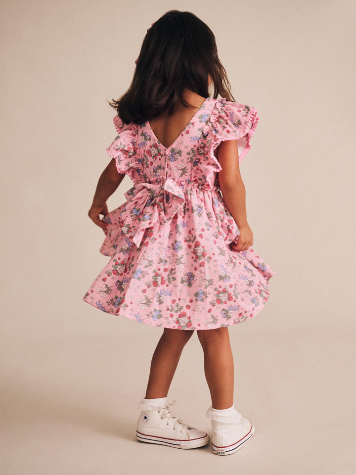 Huxbaby Strawberry Garden Sunday Best Dress