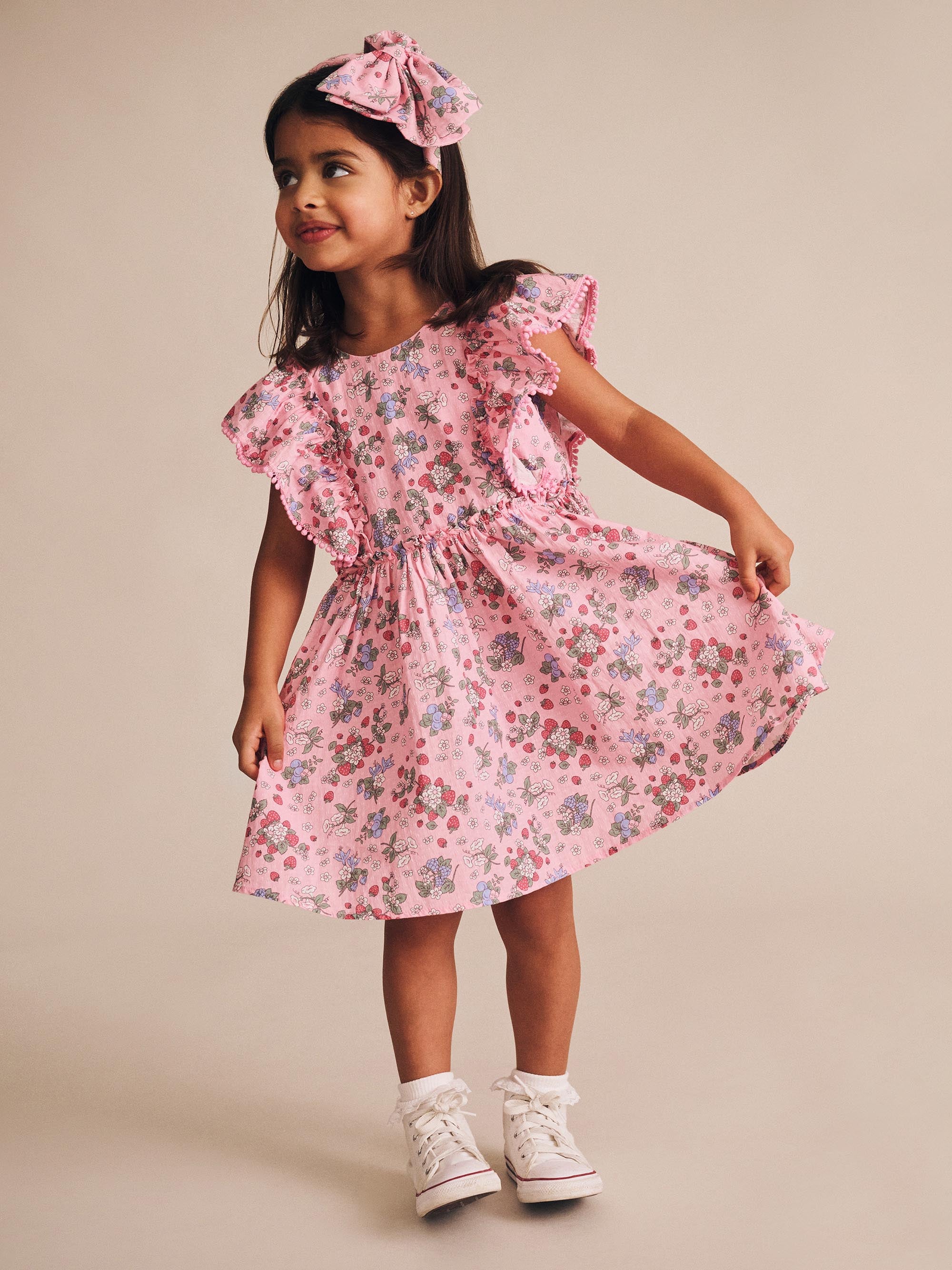 Huxbaby Strawberry Garden Sunday Best Dress