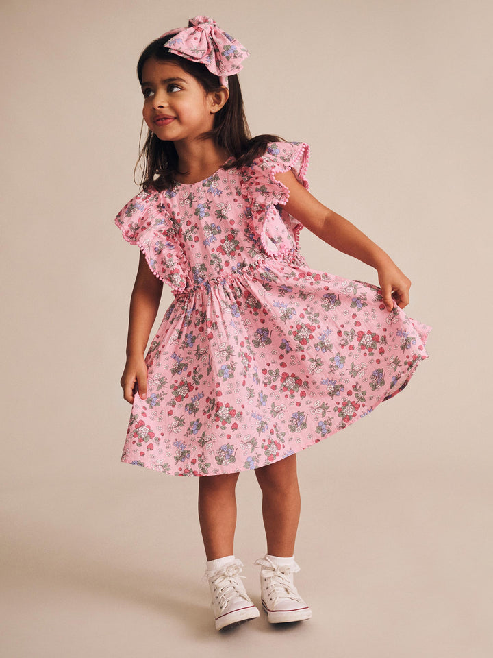 Huxbaby Strawberry Garden Sunday Best Dress