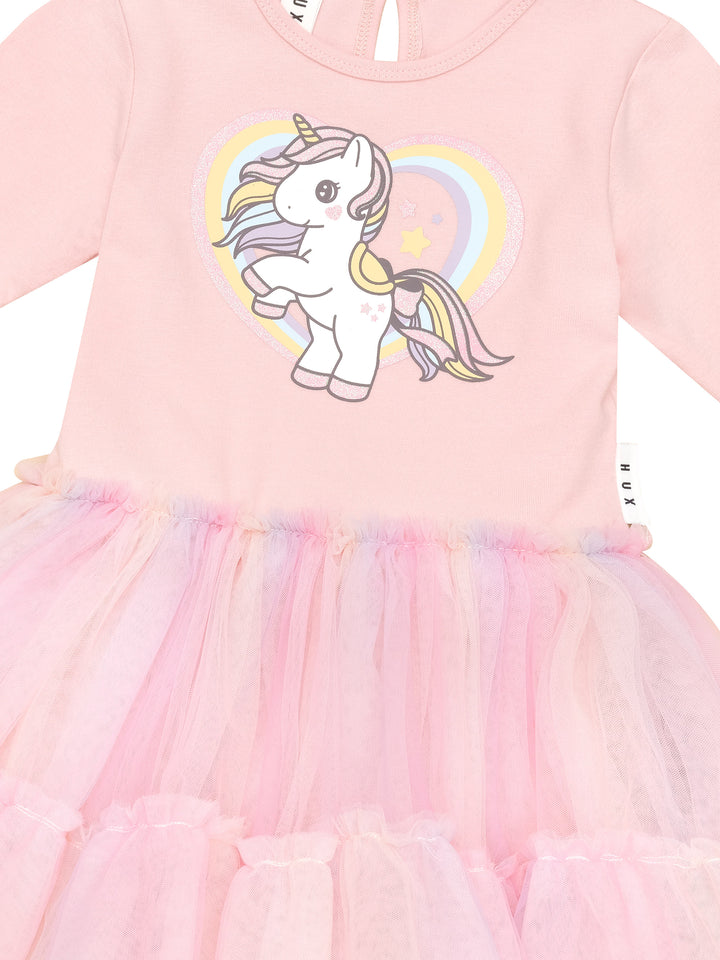 Huxbaby Rainbow Unicorn Ballet Dress - Candy