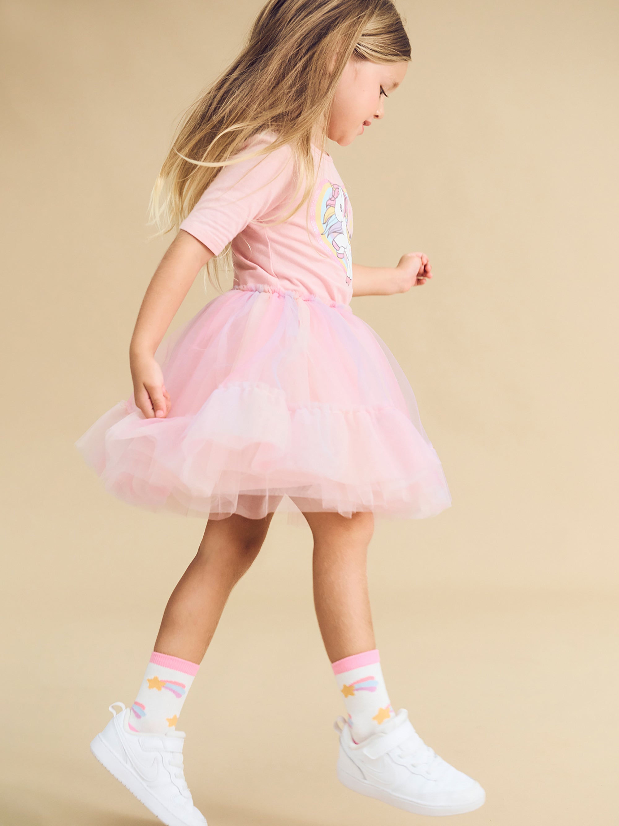 Rainbow Unicorn Ballet Dress - Candy