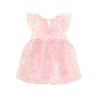 Starry Rainbow Frill Tulle Dress - Rainbow
