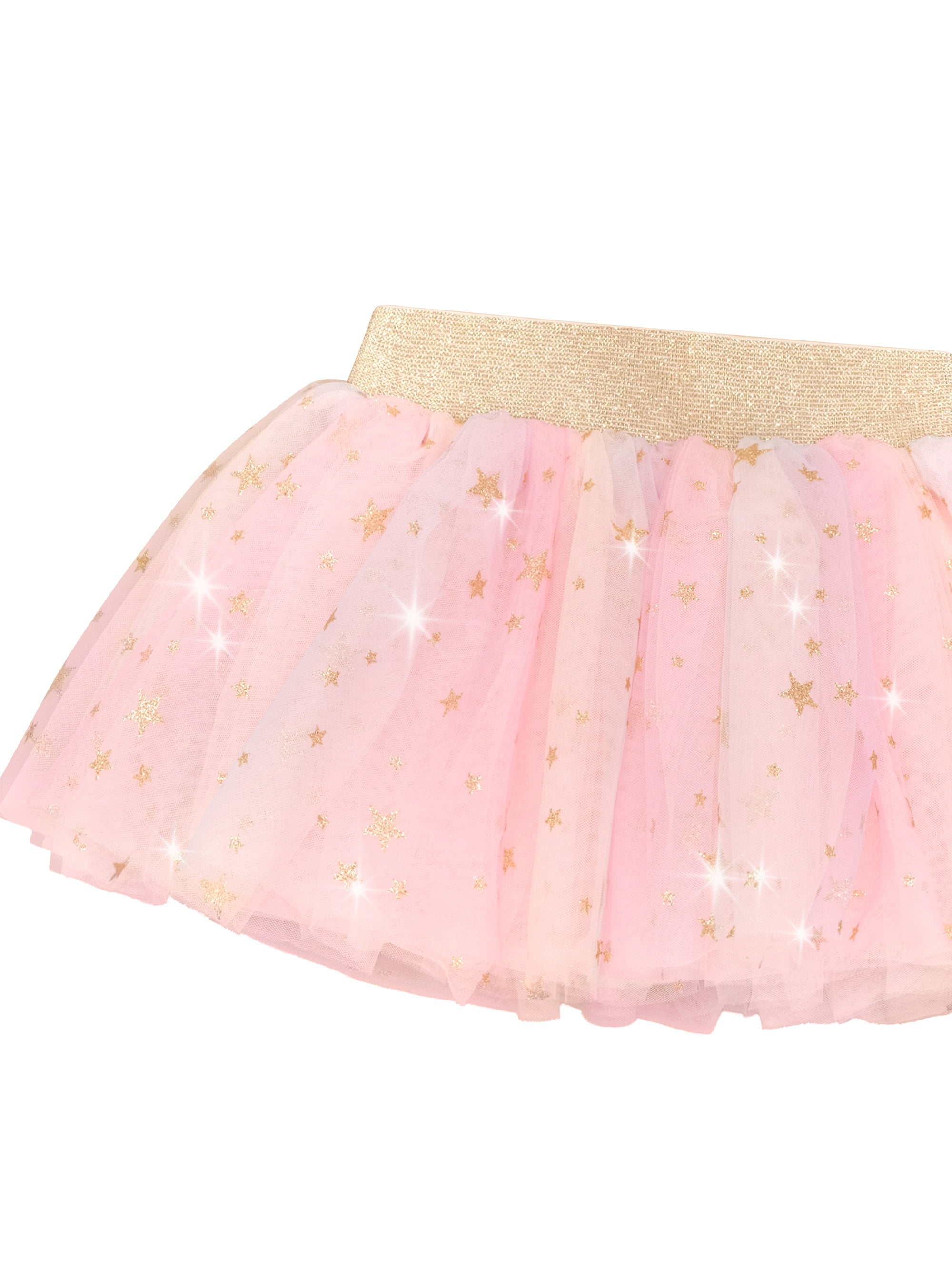 Starry Rainbow Tulle Skirt - Rainbow