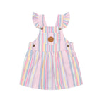 Pinafore - Rainbow Stripe
