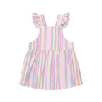 Pinafore - Rainbow Stripe