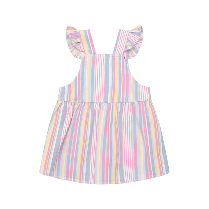 Huxbaby Pinafore - Rainbow Stripe
