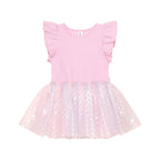 Mermaid Frill Ballet Dress - Lilac Mist
