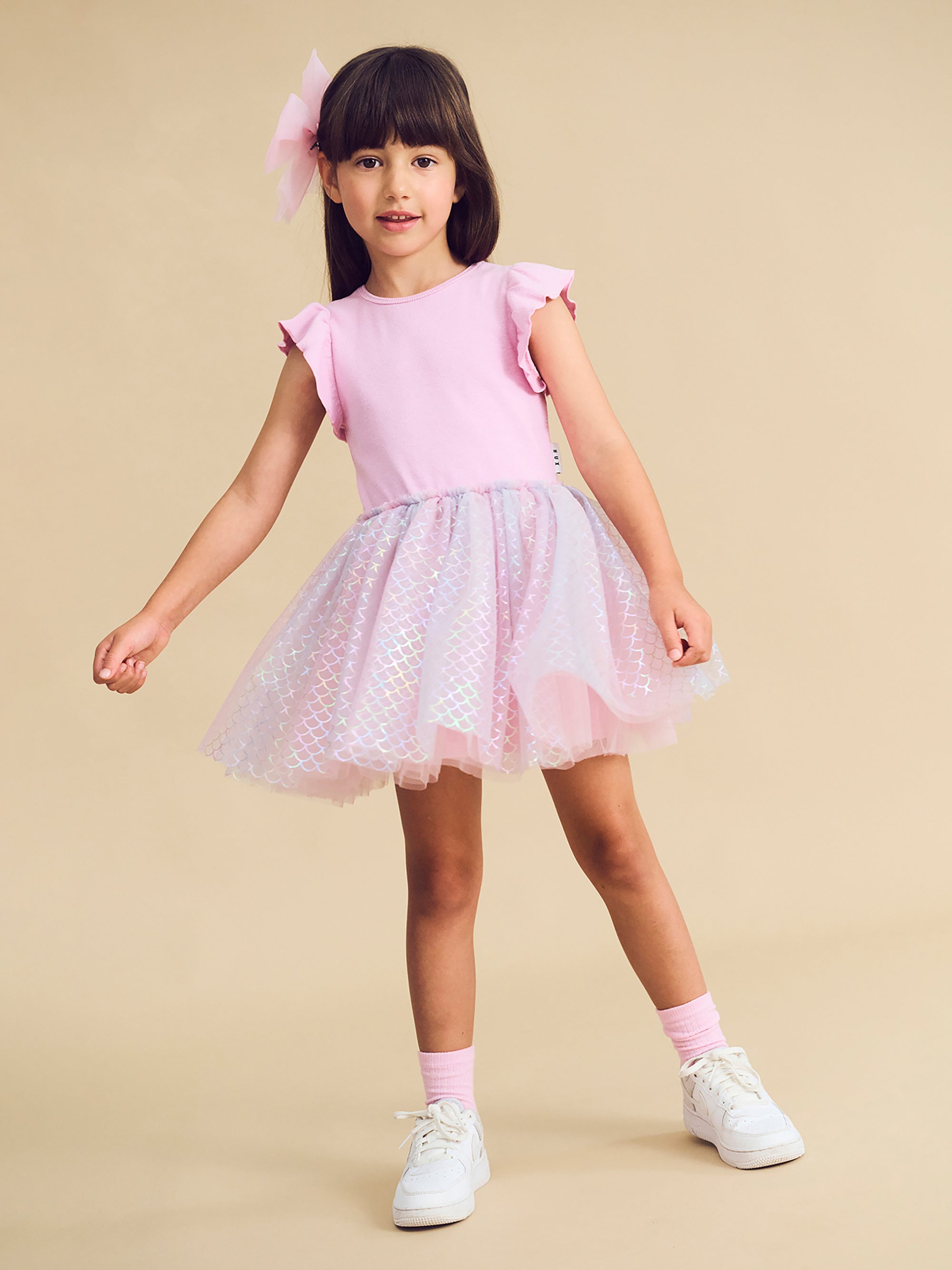 Mermaid Frill Ballet Dress - Lilac Mist