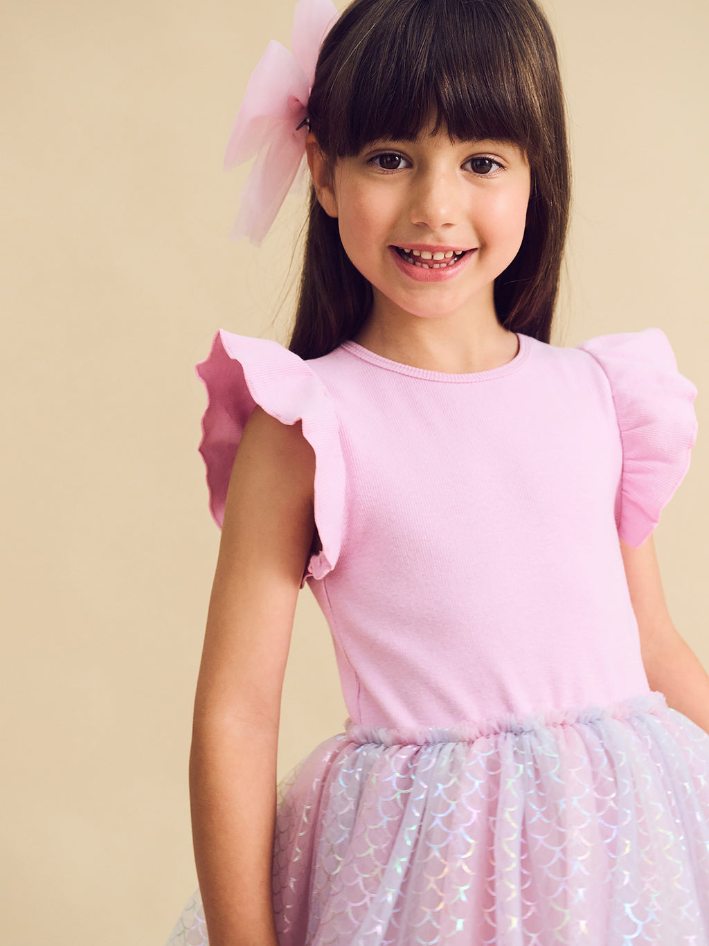 Mermaid Frill Ballet Dress - Lilac Mist