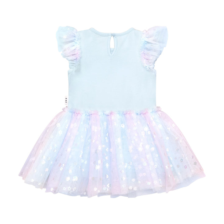 Huxbaby Daisy Seashell Ballet Dress - Soft Aqua