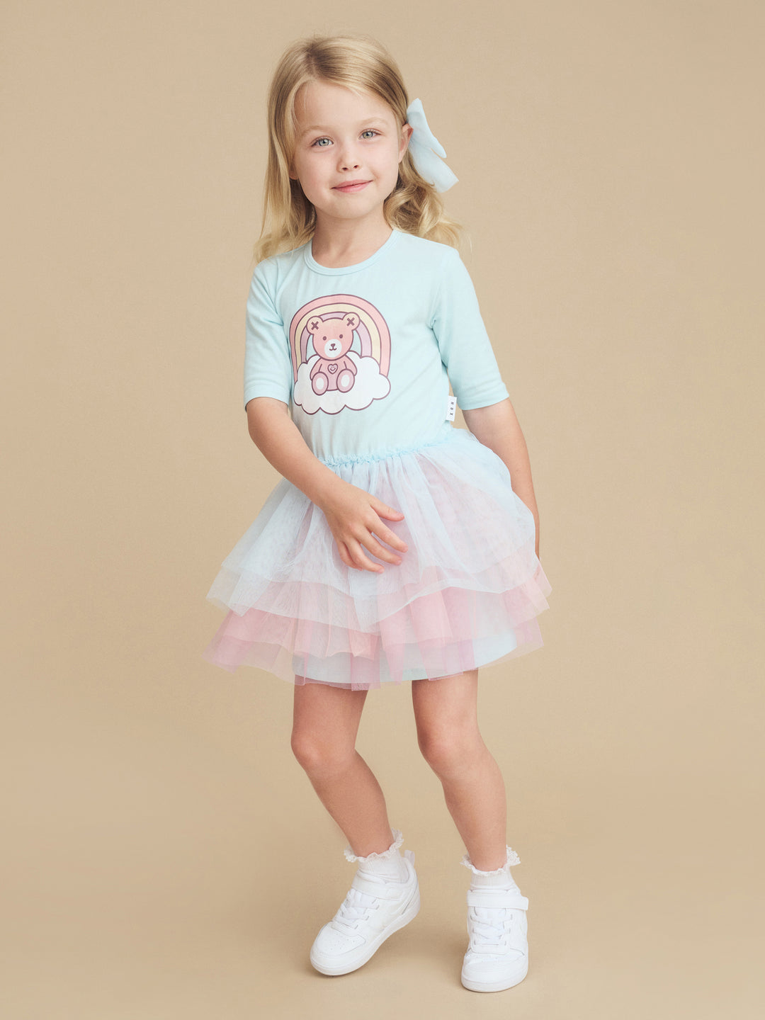 Huxbaby Cloud Bear Layered Ballet Dress