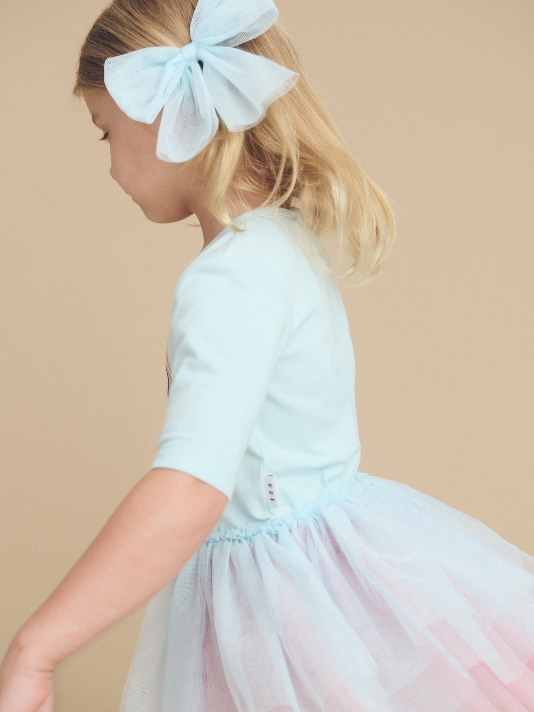 Huxbaby Cloud Bear Layered Ballet Dress