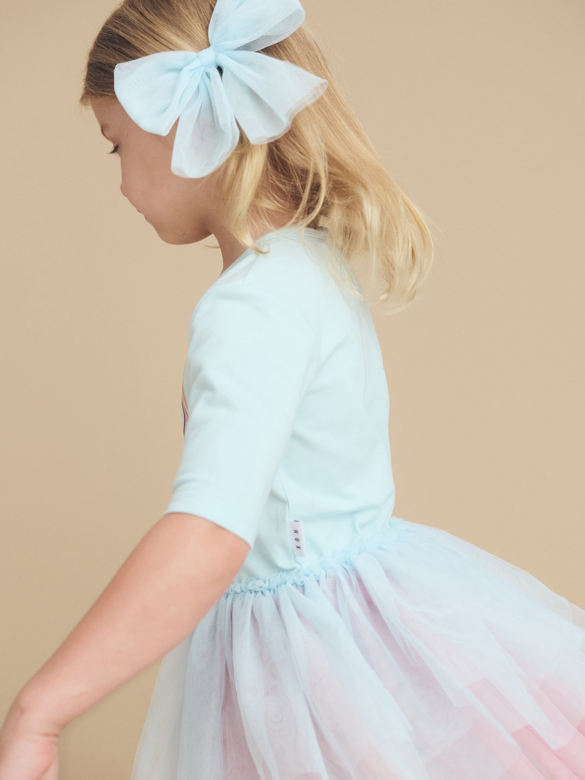 Huxbaby Cloud Bear Layered Ballet Dress