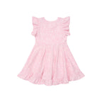 Daisy Seashell Frill Swing Dress - Lilac Mist