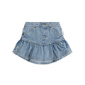 Dreamy Denim Frilly Skirt