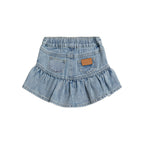 Dreamy Denim Frilly Skirt