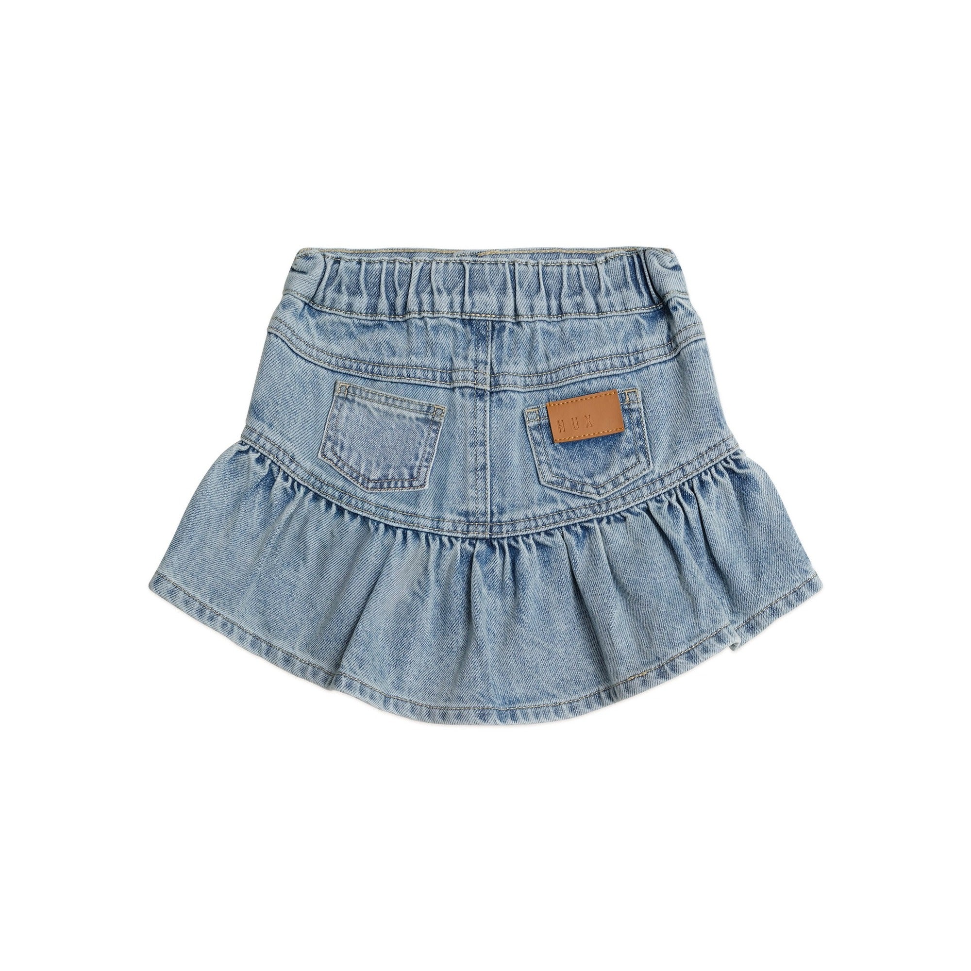 Dreamy Denim Frilly Skirt