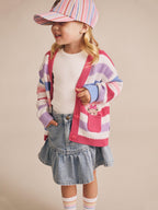 Dreamy Denim Frilly Skirt