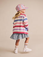 Dreamy Denim Frilly Skirt