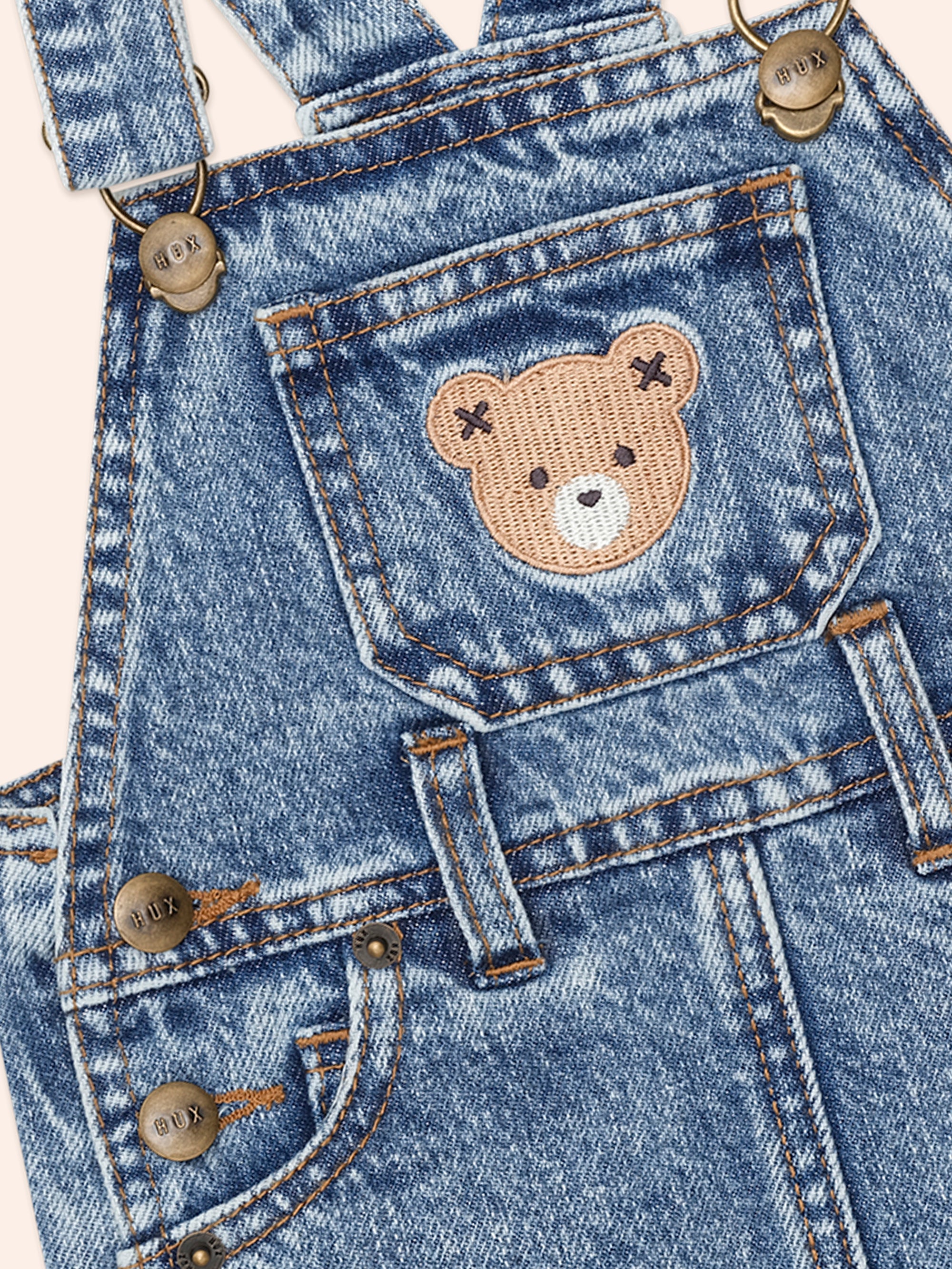 Huxbaby Dreamy Denim Pinafore