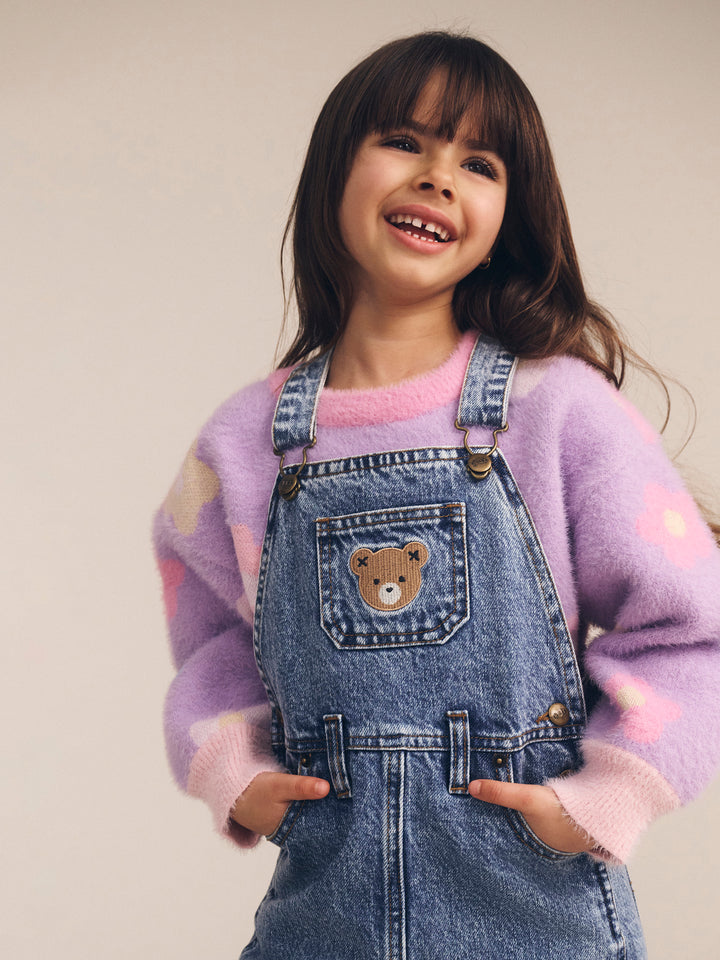Huxbaby Dreamy Denim Pinafore