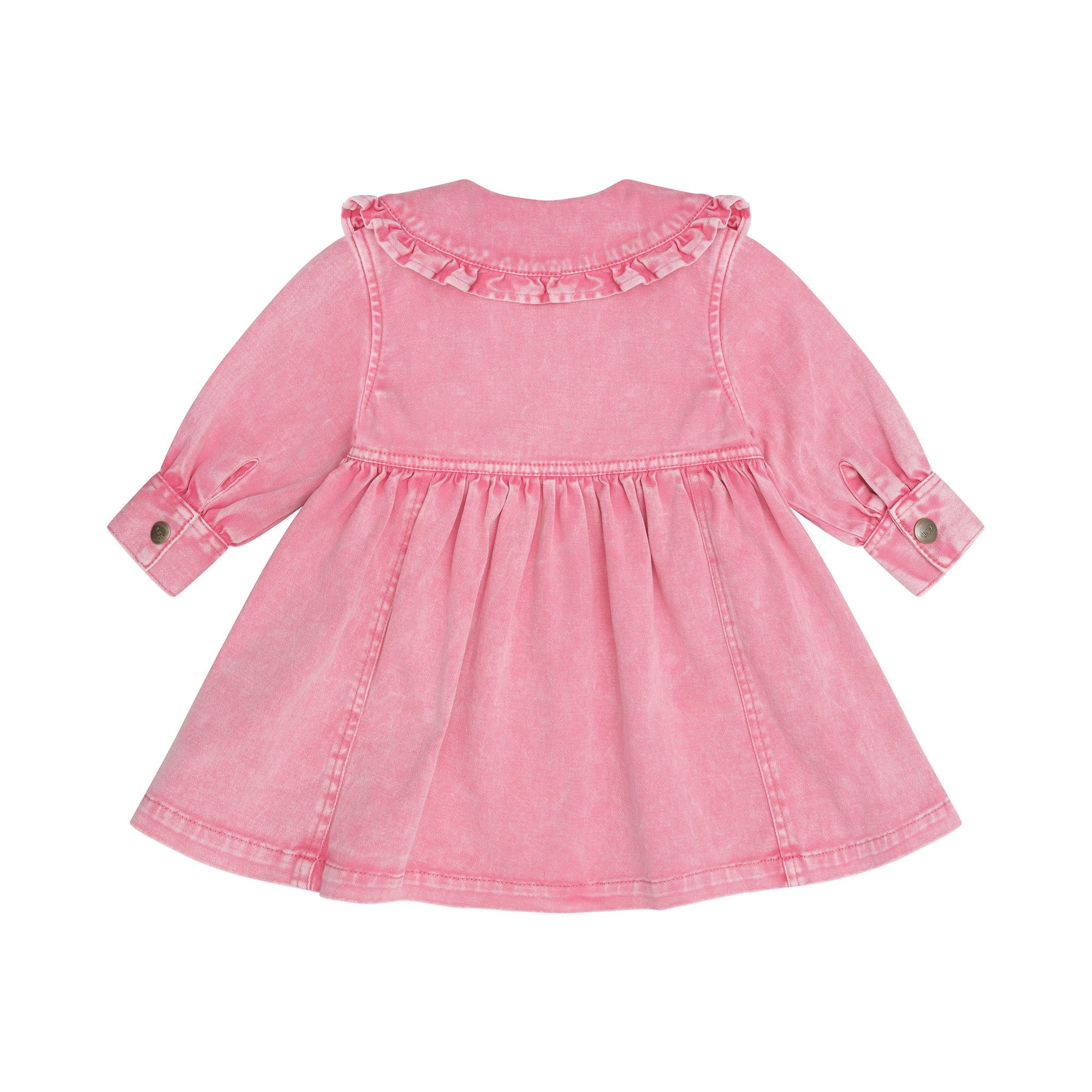 Cherry Vintage Collar Dress - Bubblegum