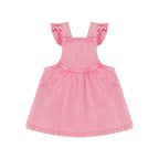 Berry Vintage Pinafore Dress - Bubblegum