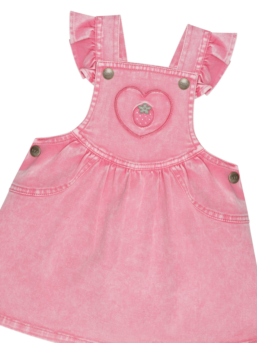 Berry Vintage Pinafore Dress - Bubblegum