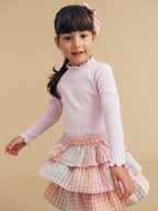 Frill Skirt - Rainbow Check